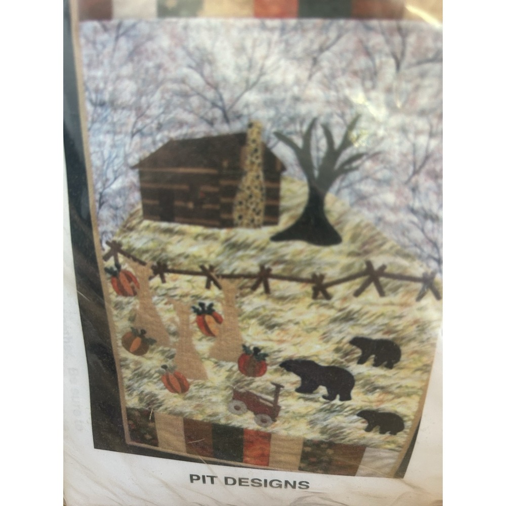 Quilt kit Bear Necessities Quilt Pattern With Fabric Cherry Pit Design